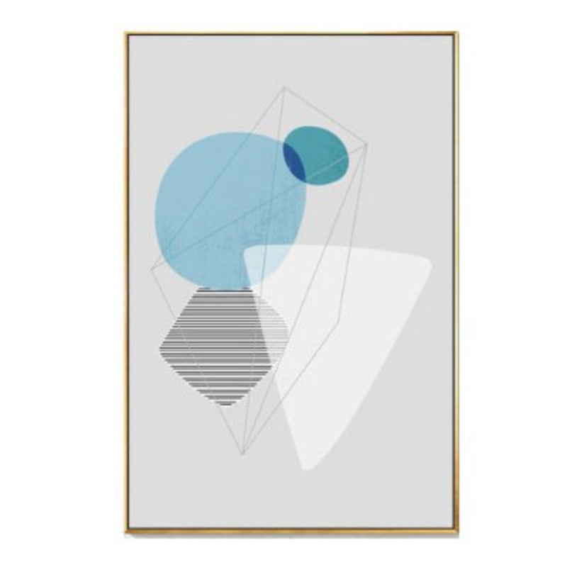 Geometrische Kunst - Leinwand Wandkunst Gemälde