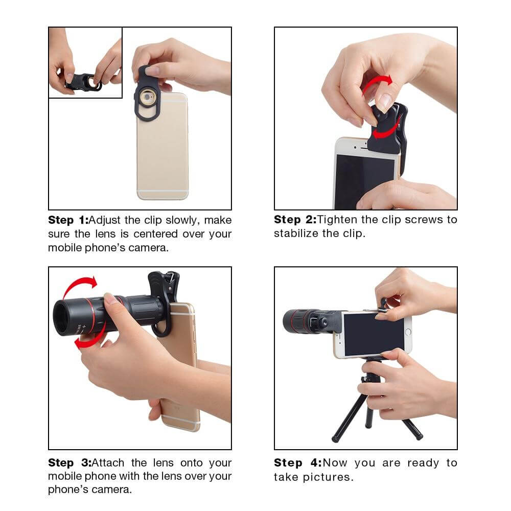 Brehn | Universal 18x Teleobjektiv Zoom Smartphone Objektiv