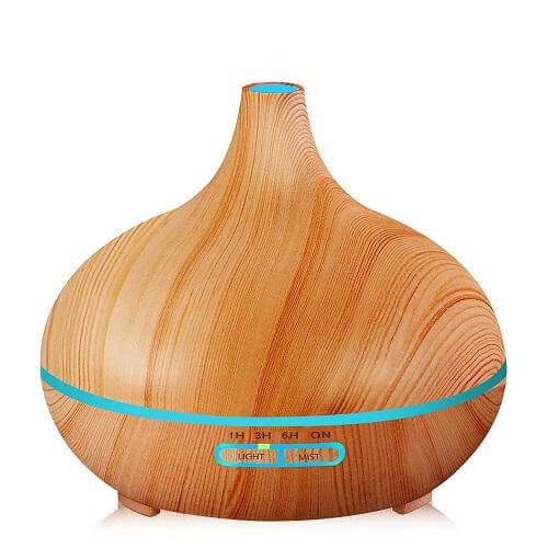 Holz Luftbefeuchter ätherischer Öl Diffusor Aroma Lampe | Brehn