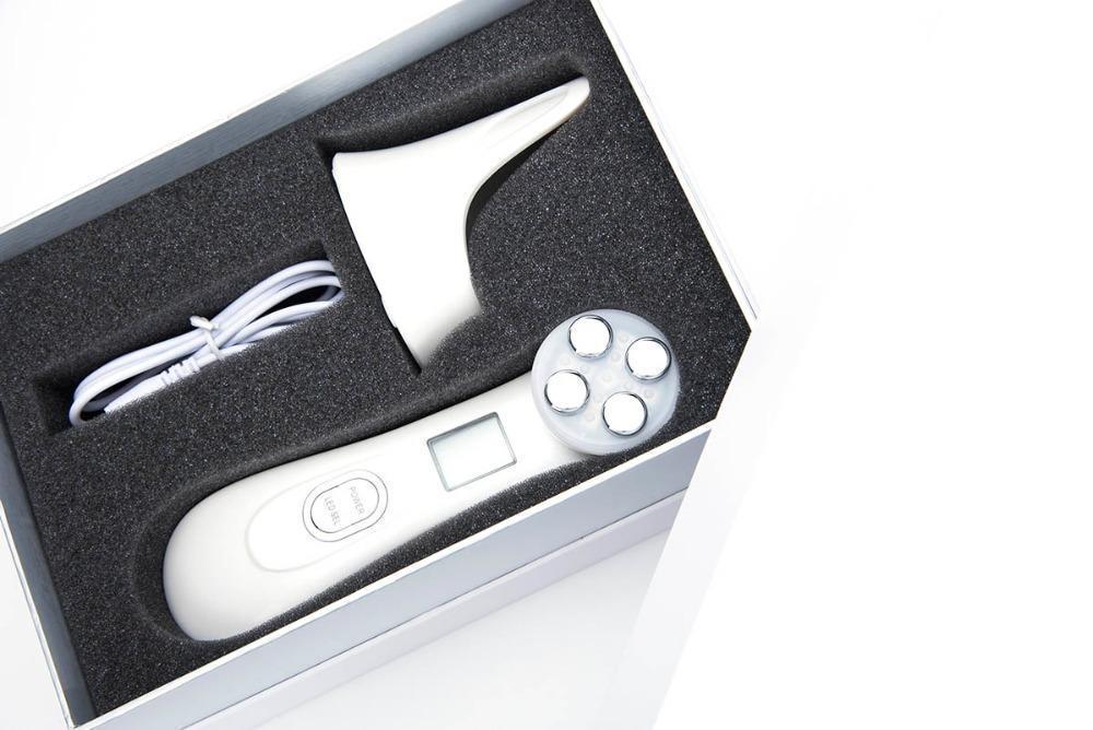 Brehn | 5in1 RF & EMS Radio Mesotherapie Elektroporation Gesicht Schönheitsstift Hautverjüngung & Faltenentferner
