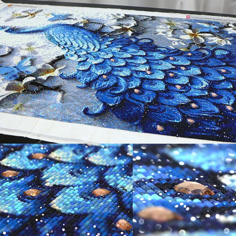 Extravagante Pfau - GemPaint Kit | Brehn
