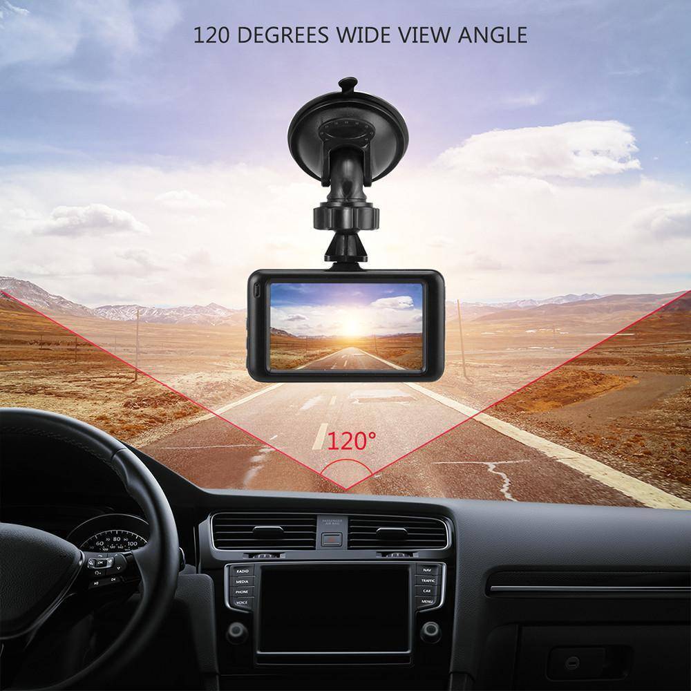 Brehn | 3 Zoll Dash Kamera Auto DVR Dash Cam Video Rekorder HDMI HD 1080P Camcorder Nachtsicht Bewegungserkennung Schleifenaufnahme