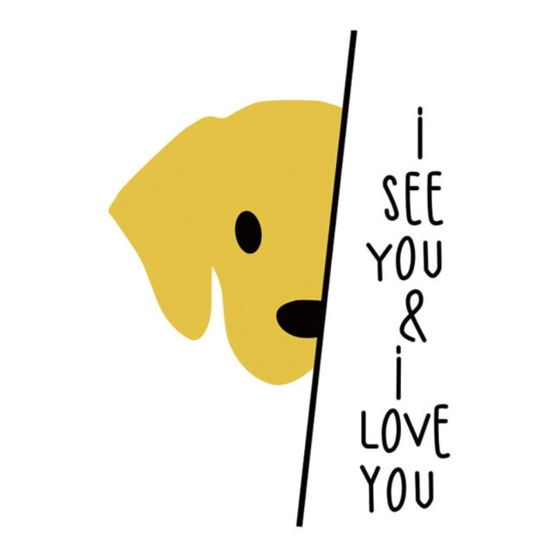 Ich sehe dich, ich liebe dich, süßer Spruch, Elefant