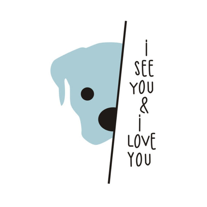 Ich sehe dich, ich liebe dich, süßer Spruch, Elefant