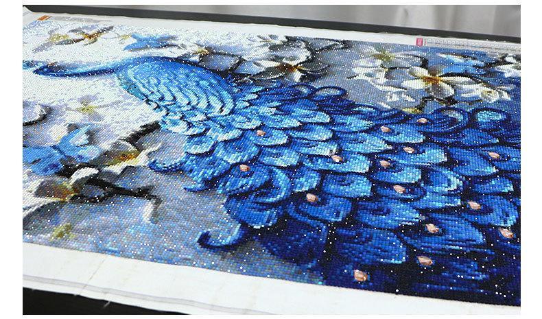 Extravagante Pfau - GemPaint Kit | Brehn