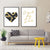 Geometric triangle Herz Inspirierendes Zitat - Leinwand Wandkunst Malerei