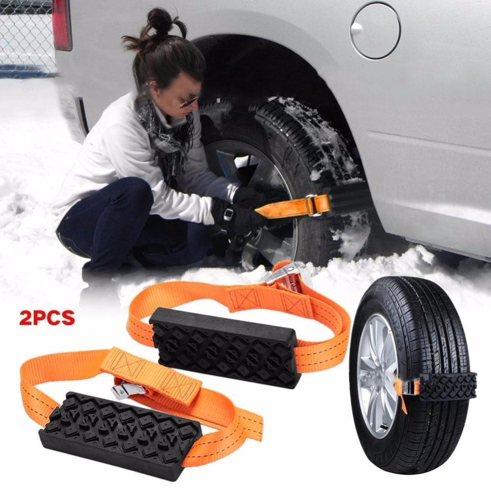 Brehn | 2PCS Anti-Rutsch Reifenblockketten