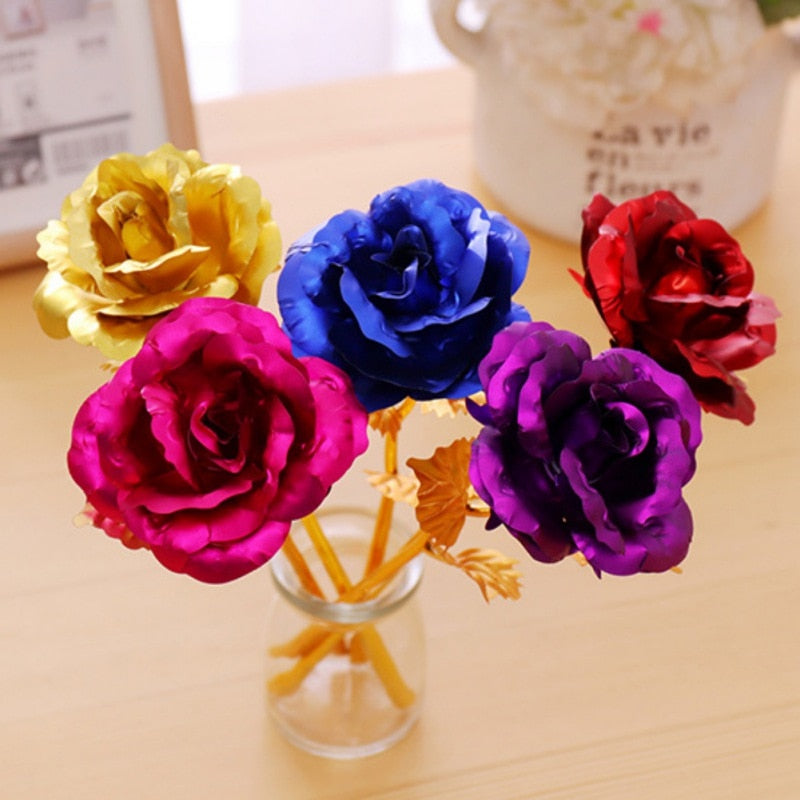 Brehn | 24k vergoldete Rose | Inklusive Zertifikat und luxuriöser Geschenkbox
