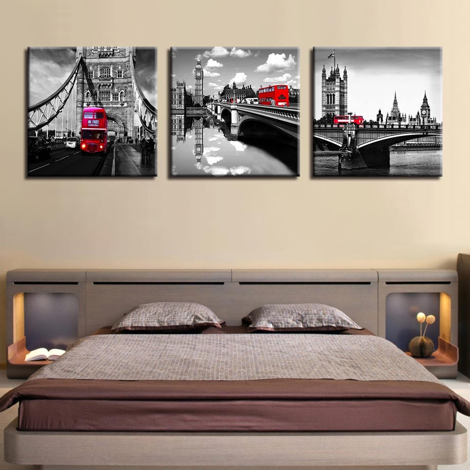 London Bridge Tower - Leinwand Wandkunst Gemälde