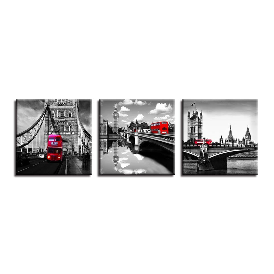 London Bridge Tower - Leinwand Wandkunst Gemälde
