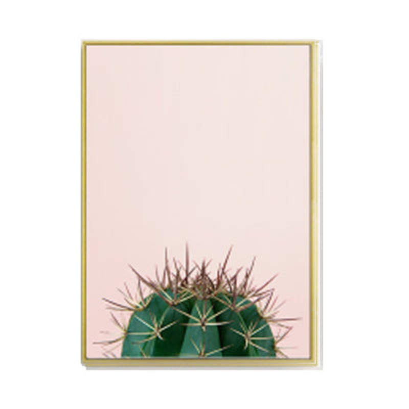 Kaktus Pflanzen Blatt - Leinwand Wandkunst Gemälde
