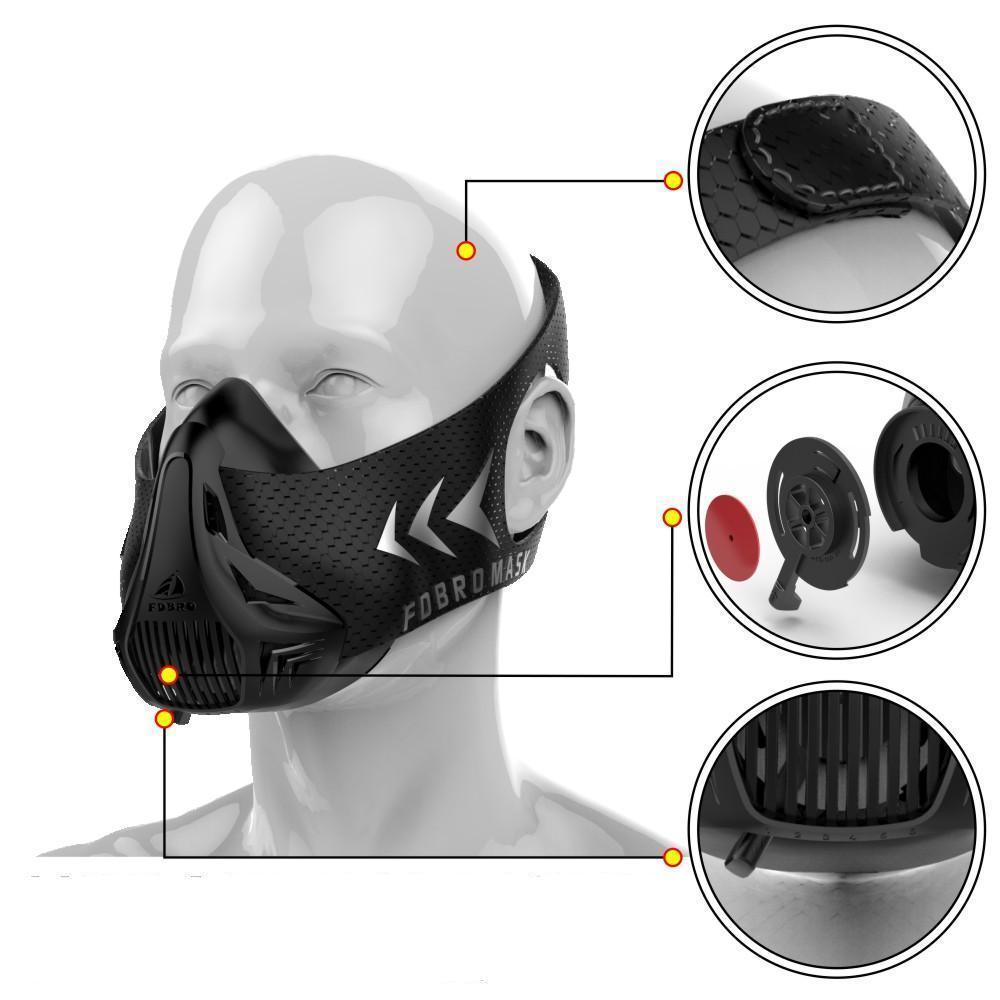Brehn | Sport Training Fitness Maske für Höhentraining