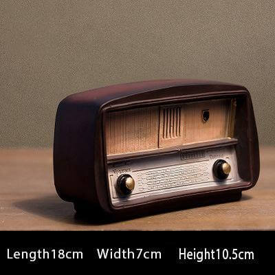Europa Stil Retro Harz Radio Modell Nostalgische Dekoration | Brehn