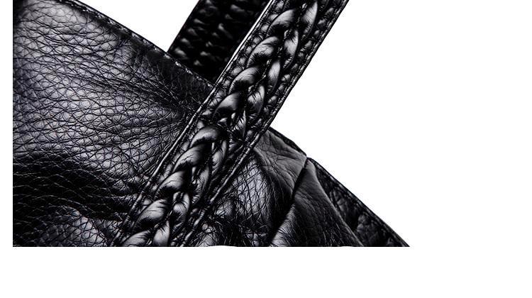 Brehn | Sisjuly 2018 Schwarze Leder Hobo Taschen