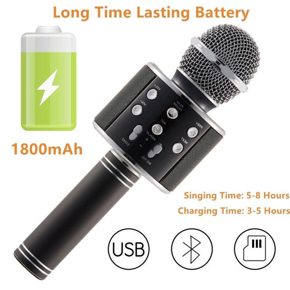 Brehn | Kabelloses Magic Karaoke Mikrofon – Bluetooth Karaoke Mikrofon