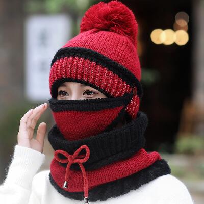 3 In 1 Beanie Mütze Schal und Maske | Brehn