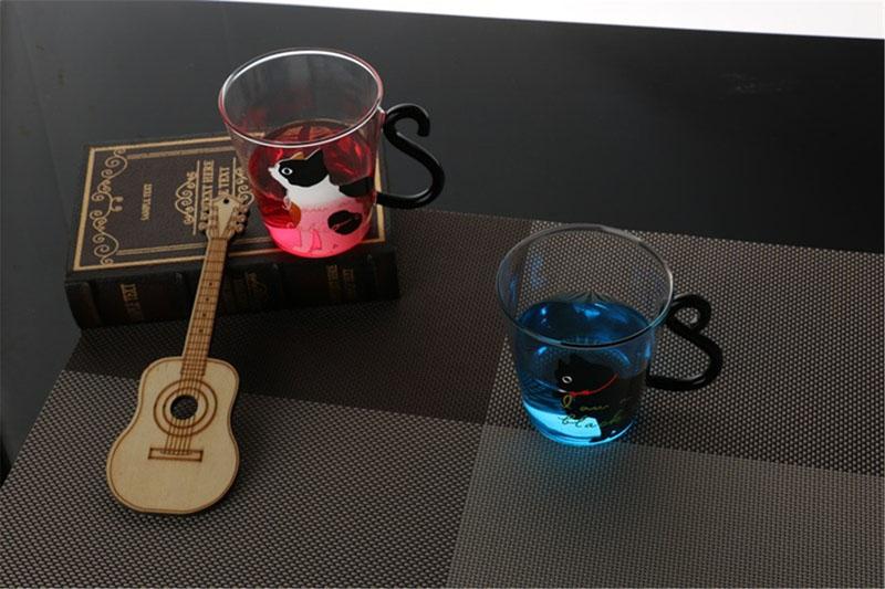 Meow - Glas Katze Tasse | Brehn