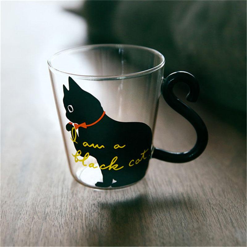 Meow - Glas Katze Tasse | Brehn