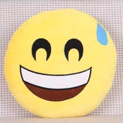 Vollständige Emoji Kissen
