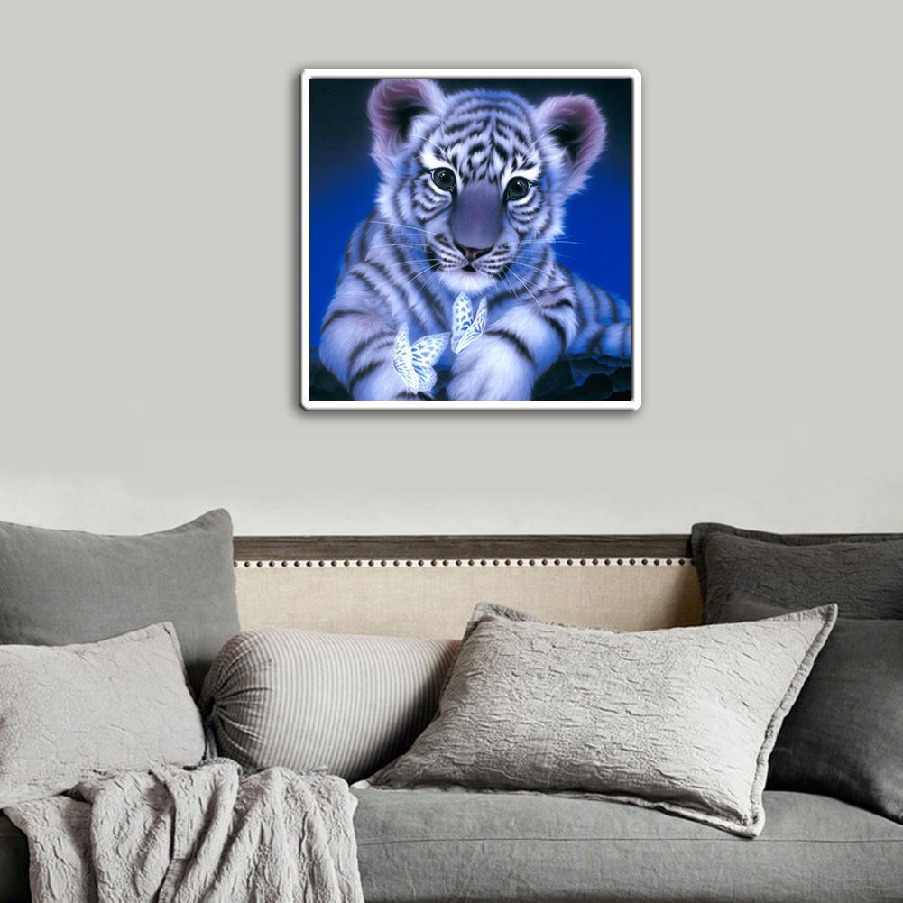 Verspielt Baby Tiger - GemPaint Kit | Brehn