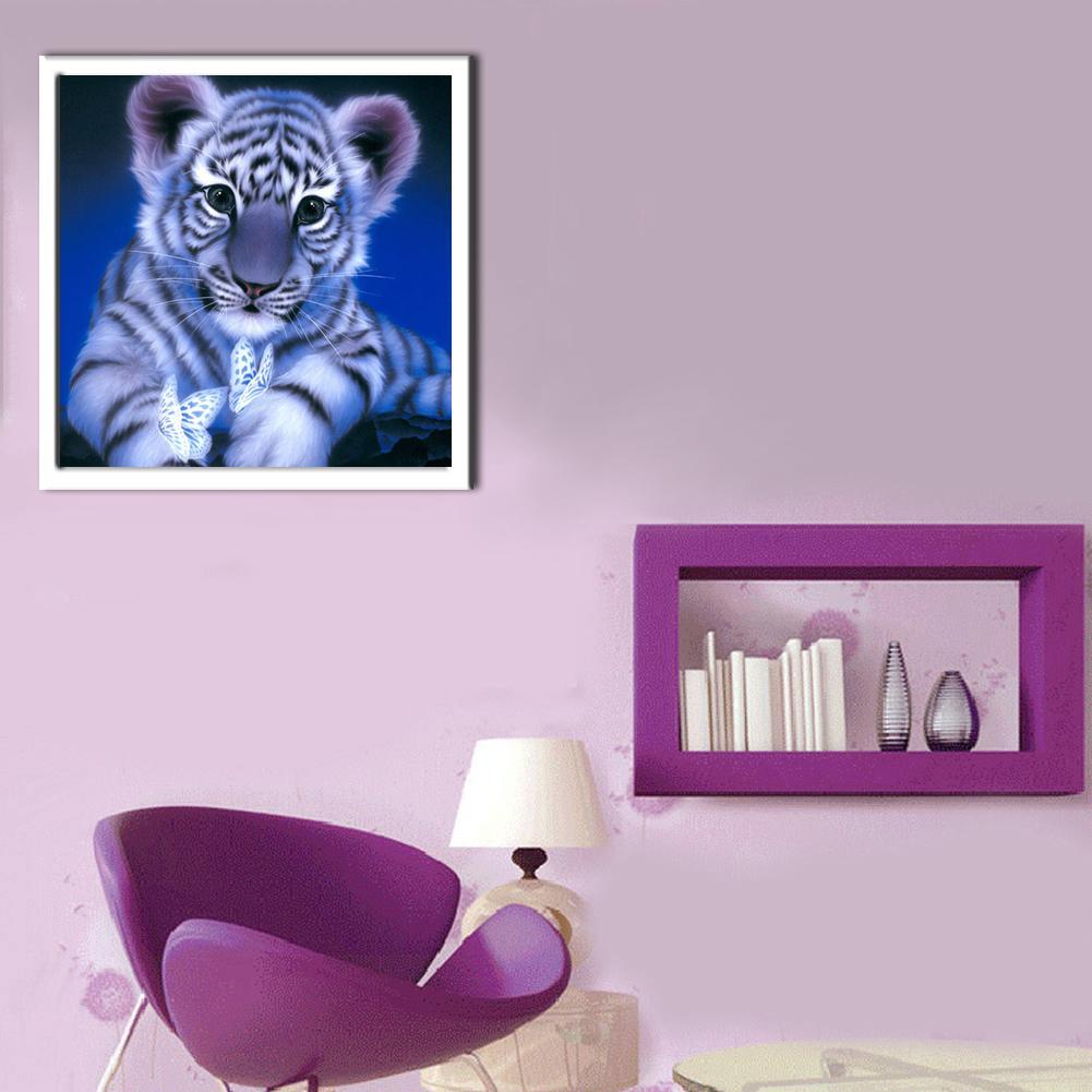 Verspielt Baby Tiger - GemPaint Kit | Brehn