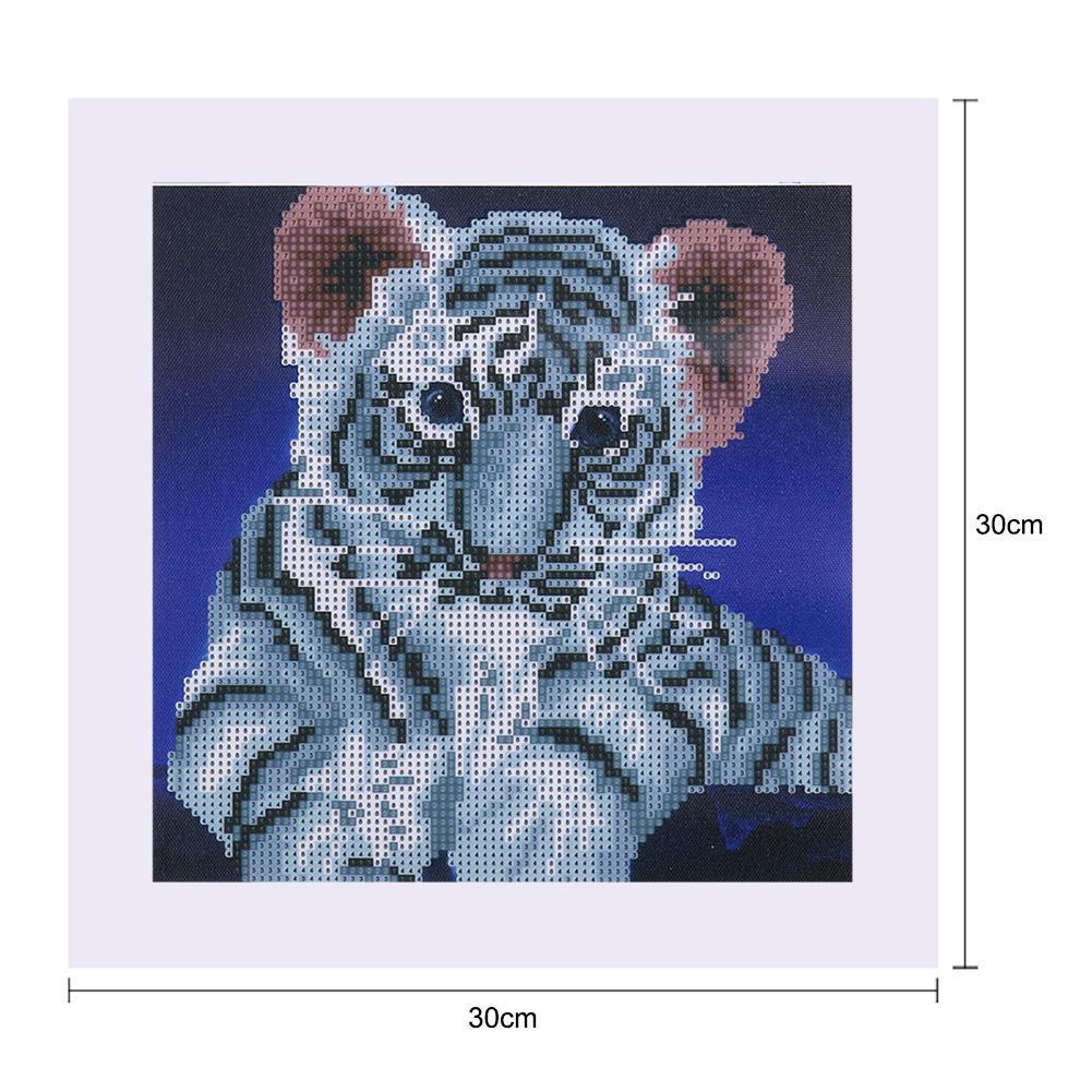Verspielt Baby Tiger - GemPaint Kit | Brehn