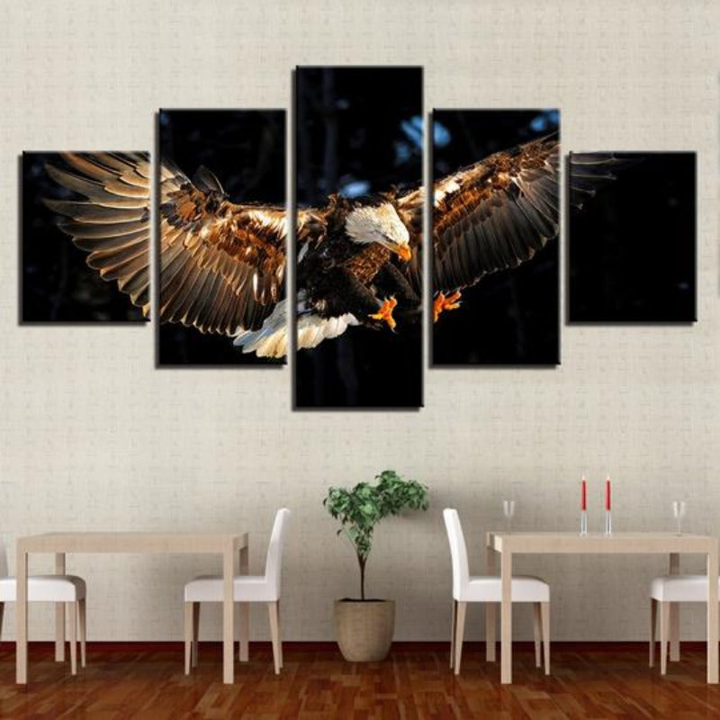 Eagle Flying - Leinwand Wandkunst Malerei