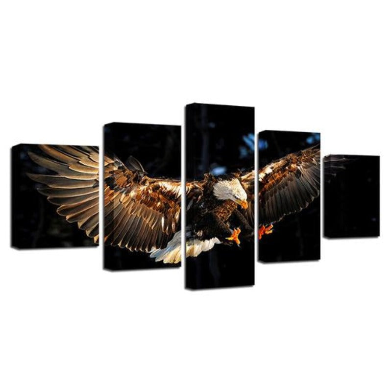 Eagle Flying - Leinwand Wandkunst Malerei