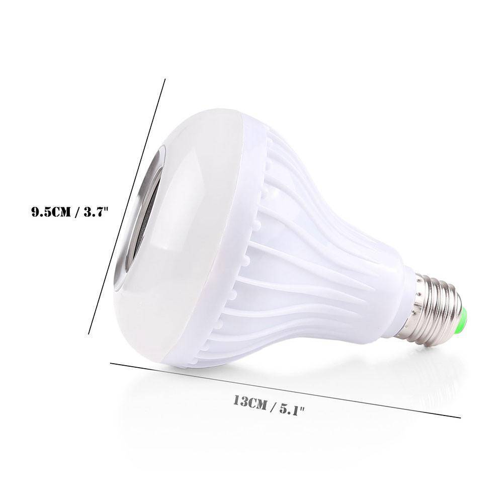 Brehn | Drahtloser Bluetooth Musikbirne Licht Lautsprecher - 12W LED Lautsprecher Farbwechselnd