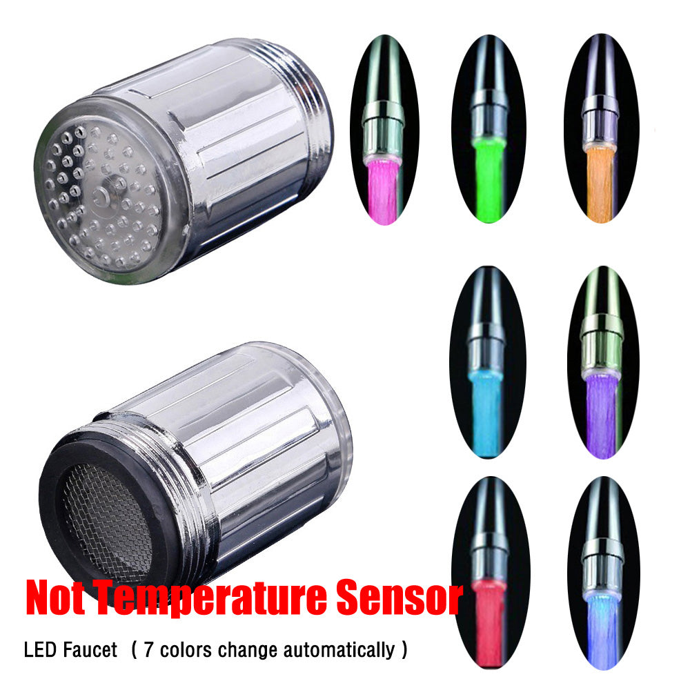 Bunter Temperatur-Sensor Wasserhahn
