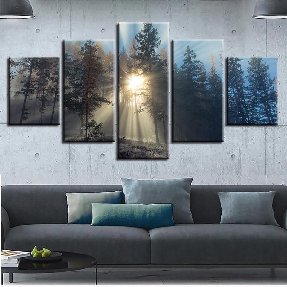 Das Licht des Waldes – Leinwandbild