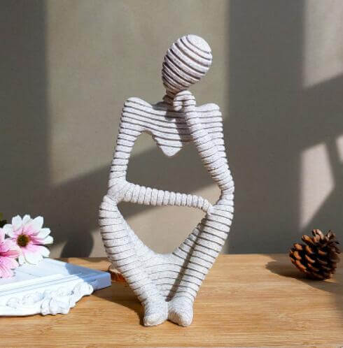 Kreative europäische Denkfigur Skulptur Wohnkultur | Brehn