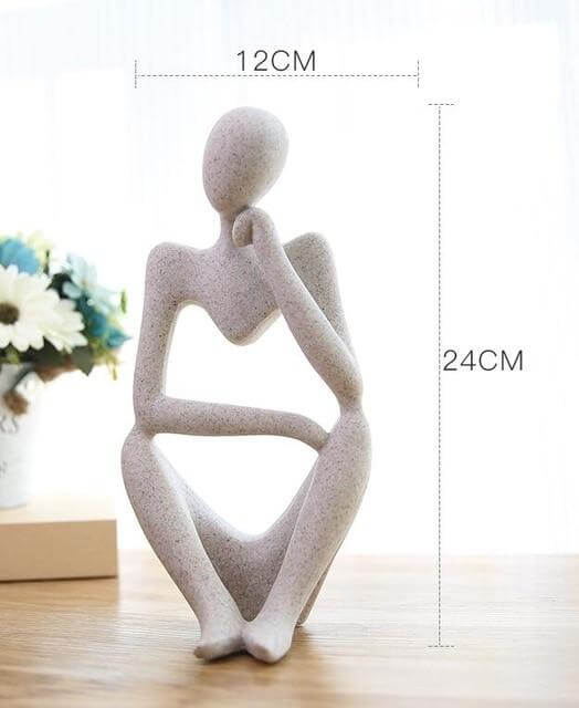 Kreative europäische Denkfigur Skulptur Wohnkultur | Brehn