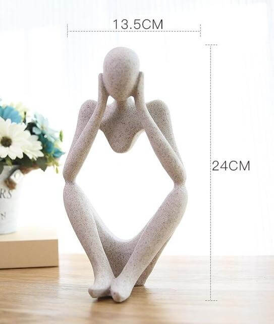 Kreative europäische Denkfigur Skulptur Wohnkultur | Brehn