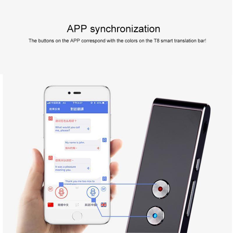 Brehn | Tragbarer Smart Voice Speech Translator -- Echtzeit 30 Mehrsprachige Übersetzung