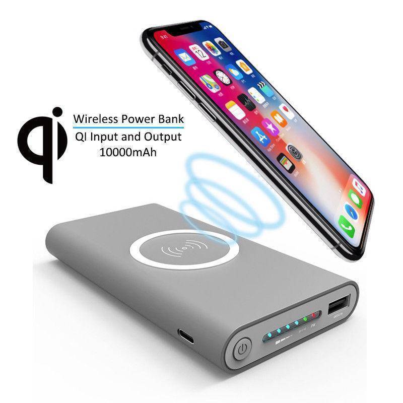 Brehn | Qi Wireless Powerbank Ladegerät für iPhone und Android