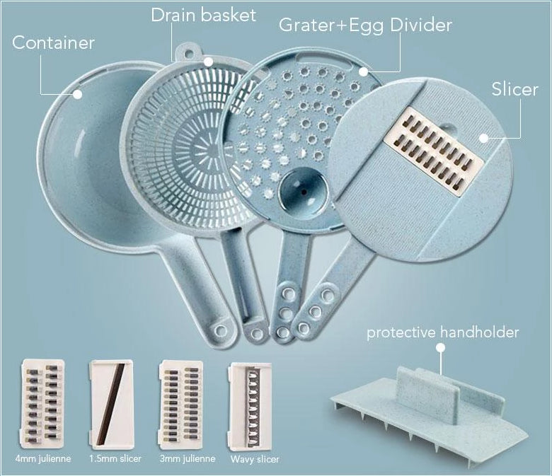 Mandoline 8 in 1 Gemüsehobel | Brehn