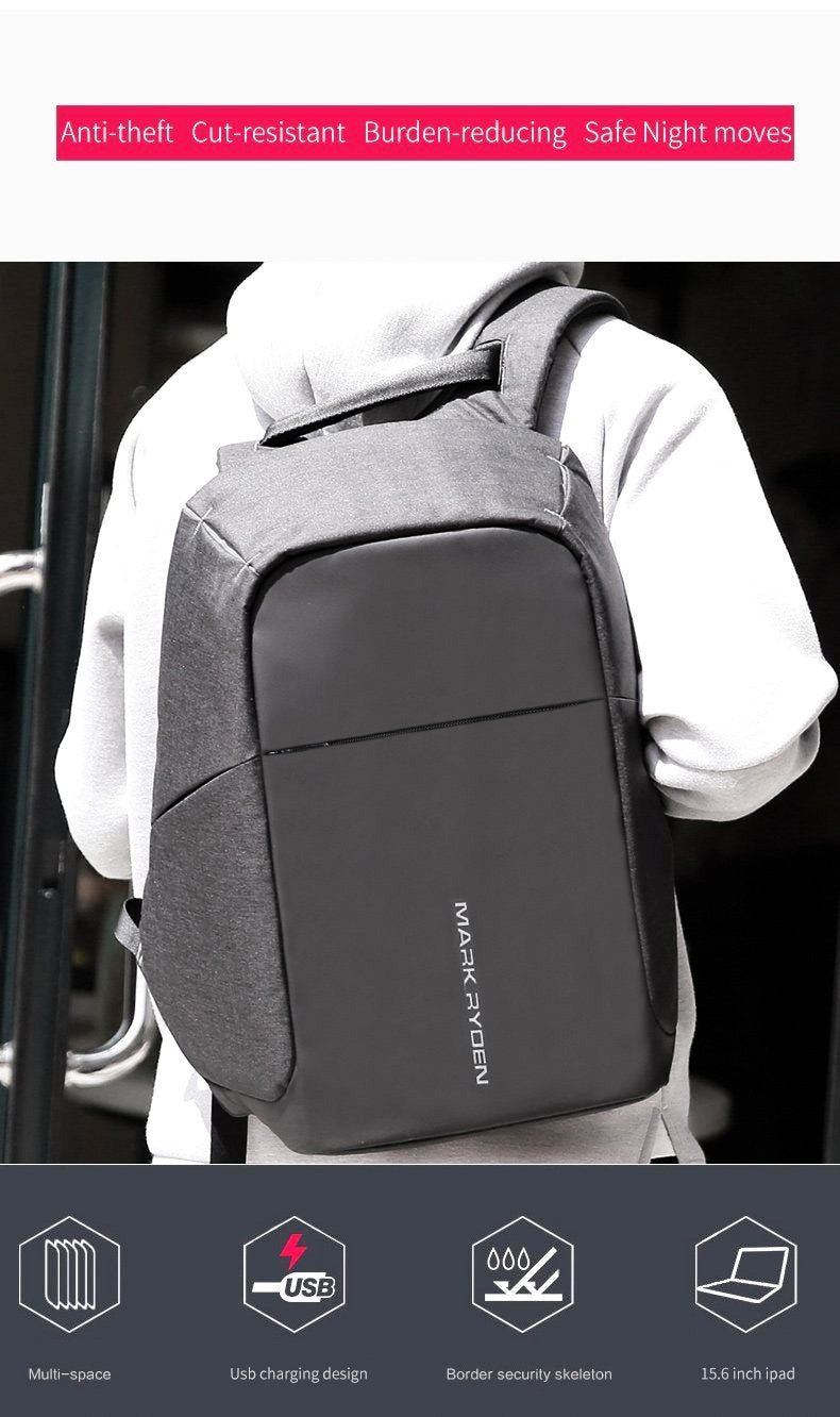 Brehn | Multifunktionaler Anti-Diebstahl Laptop-Rucksack