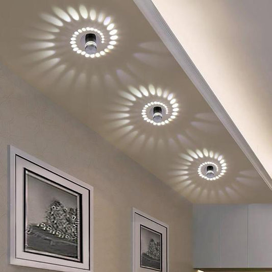 Brehn | Elegante & Einzigartige Spiral Ästhetik Deckenlampe | SpiralGlow