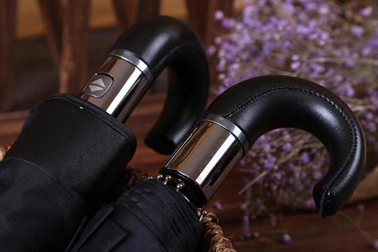 Brehn | Premium Classic Englisch Stil Automatischer Regenschirm Wind Resistant