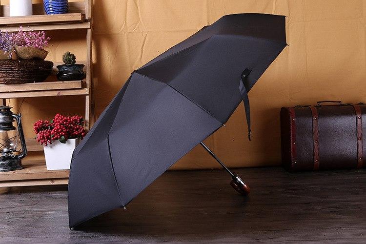 Brehn | Premium Classic Englisch Stil Automatischer Regenschirm Wind Resistant