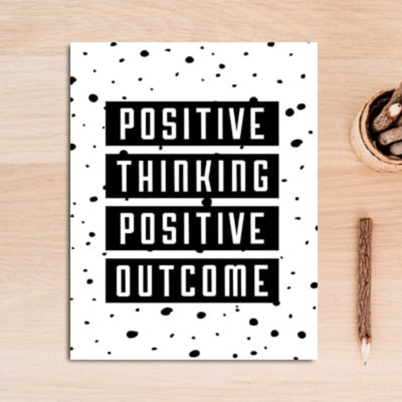 Motivational Life Quote Schwarz Weiß - Leinwand Wandkunst Gemälde
