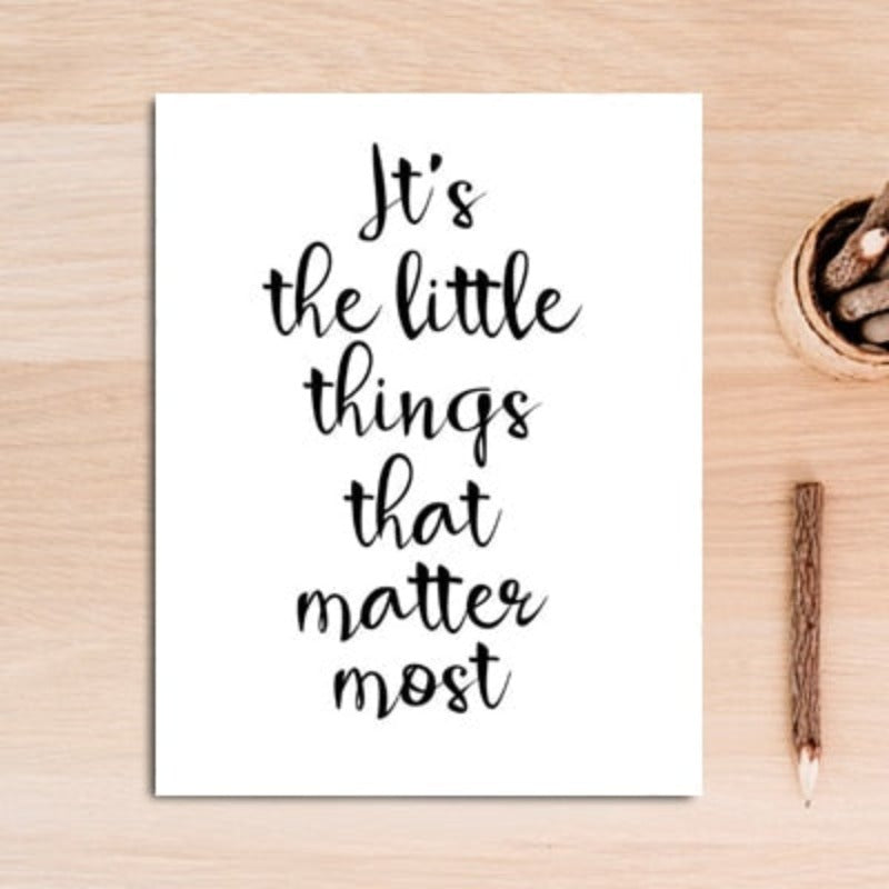 Motivational Life Quote Schwarz Weiß - Leinwand Wandkunst Gemälde