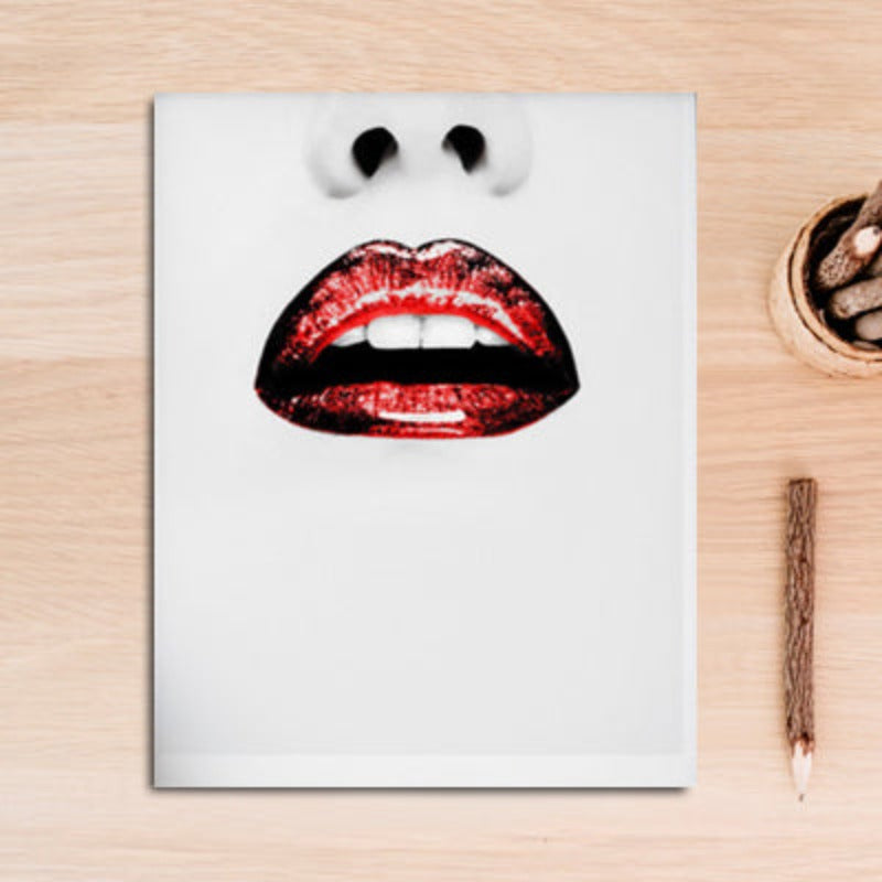 Mode Make-up Mädchen dekorativ - Leinwand Wandkunst Malerei