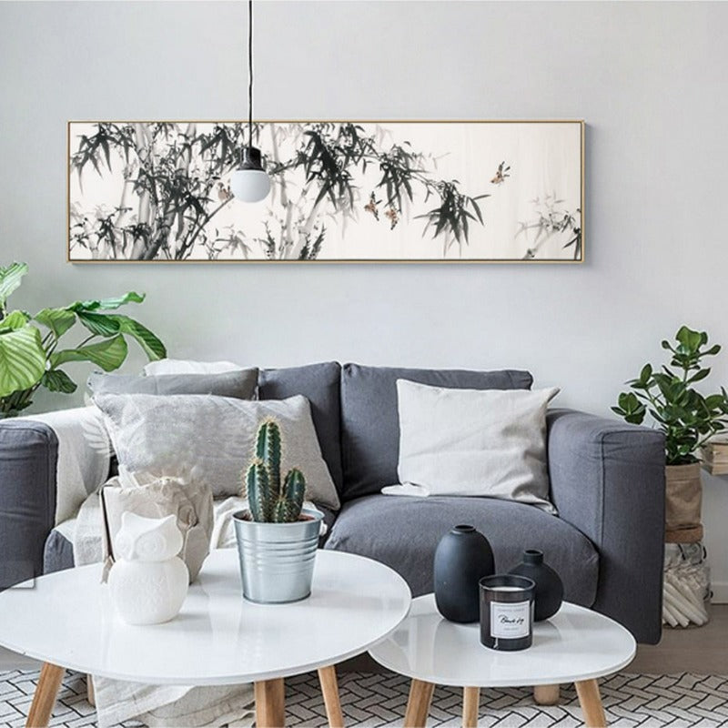 Zirpende Vögel-Canvas Wandkunstmalerei