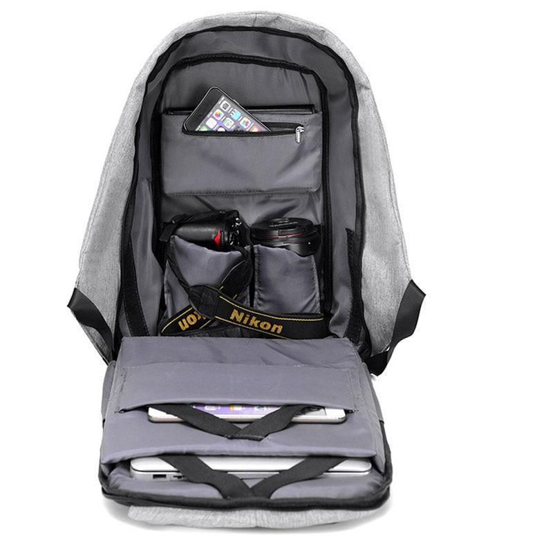 Brehn | USB Lade Anti-Diebstahl Rucksack