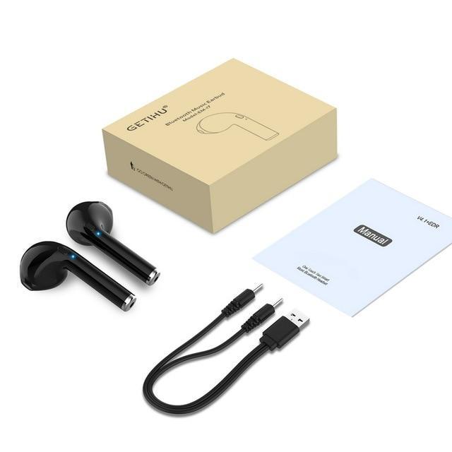 Brehn | Drahtlose Bluetooth-Ohrhörer mit integriertem Mikrofon Bluetooth-Kopfhörer