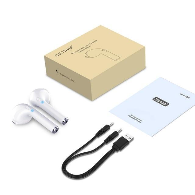 Brehn | Drahtlose Bluetooth-Ohrhörer mit integriertem Mikrofon Bluetooth-Kopfhörer