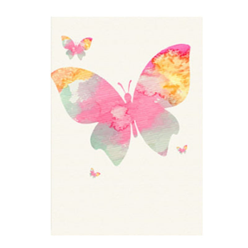 Aquarell-Schmetterling – Leinwandbild