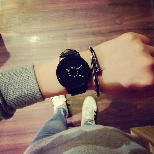 Brehn | Minimalistisch Echtleder Einzigartiger Designer Luxus Damen Uhr